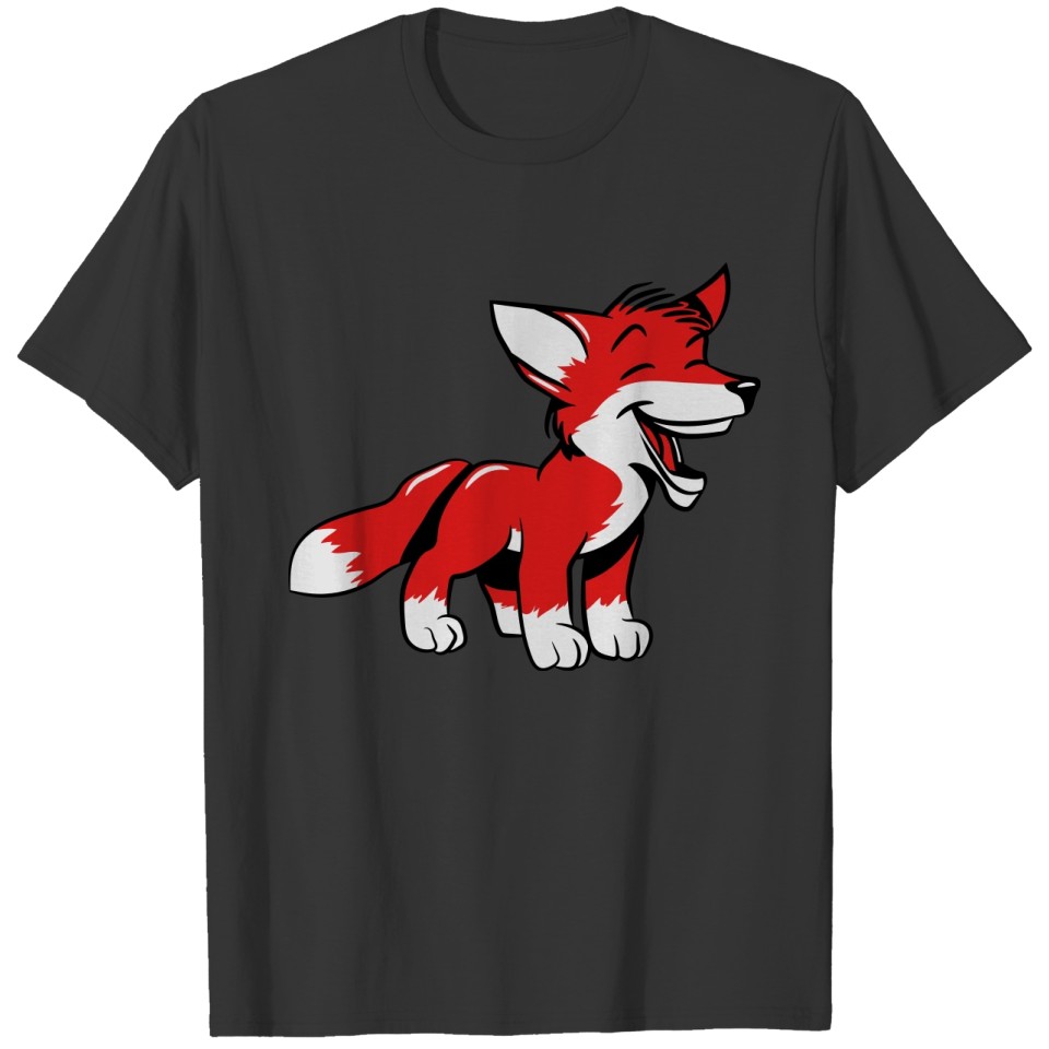 Fox laugh sweetly T-shirt