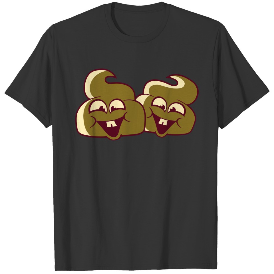 Laughing cute cute 2 friends team couple brothers T Shirts