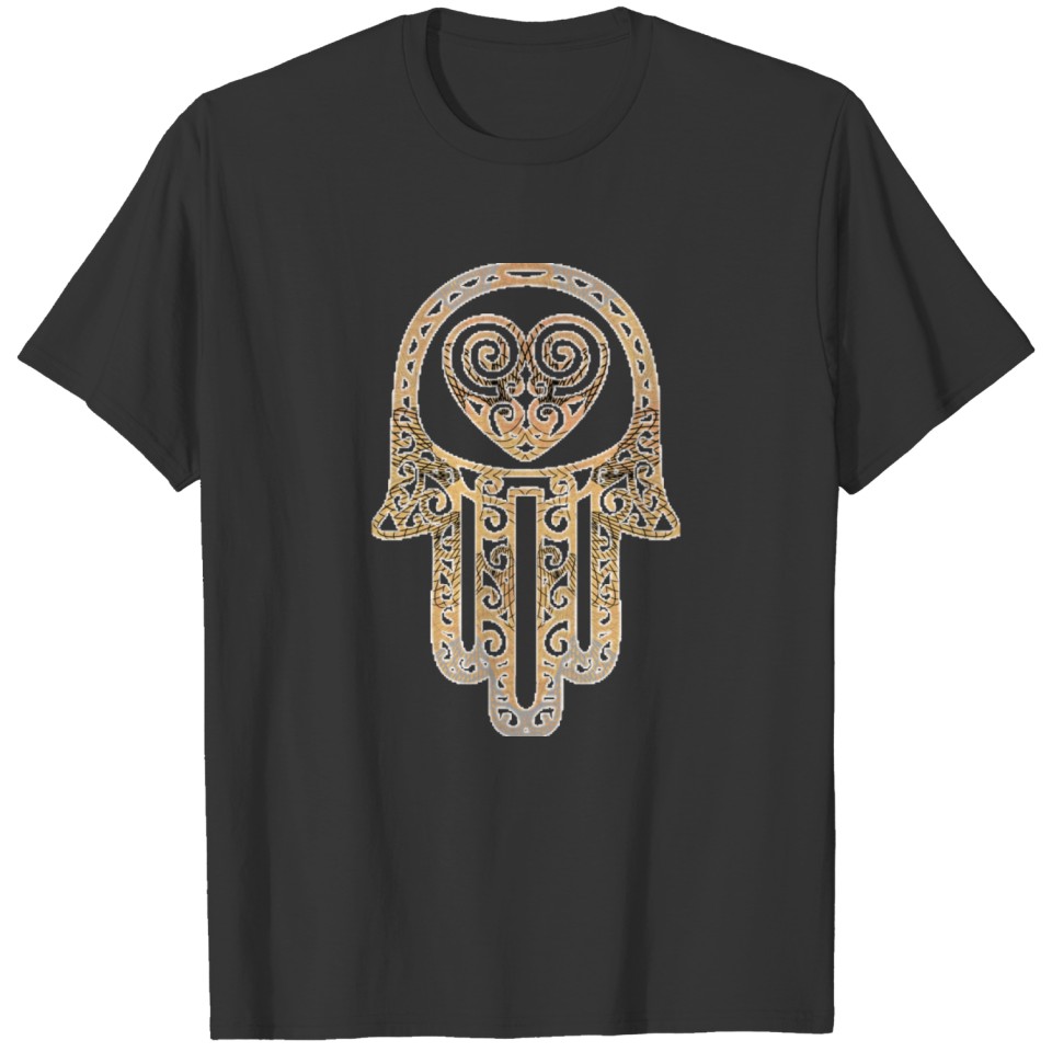 The hamsa hand design T-shirt