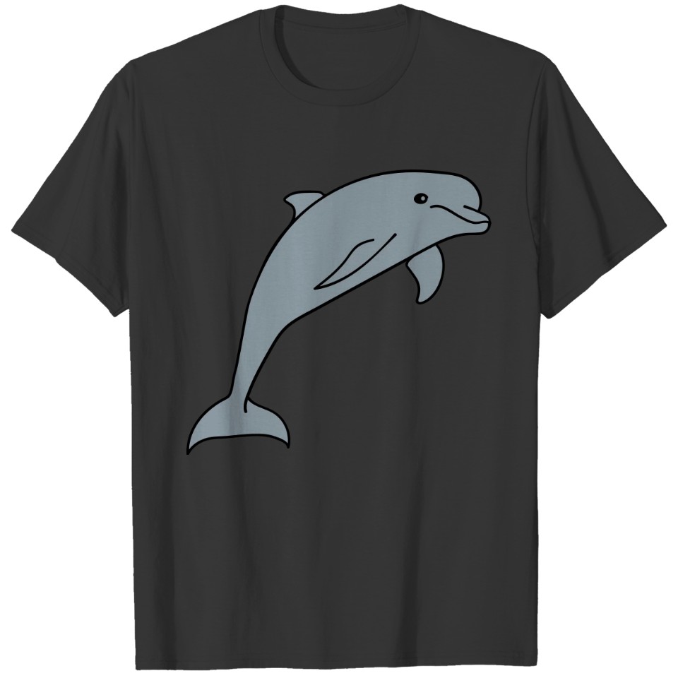 Dolphin jumping cute cute T-shirt