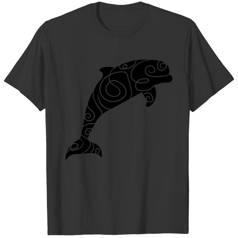 Line art stripes silhouette silhuette outline dolp T-shirt