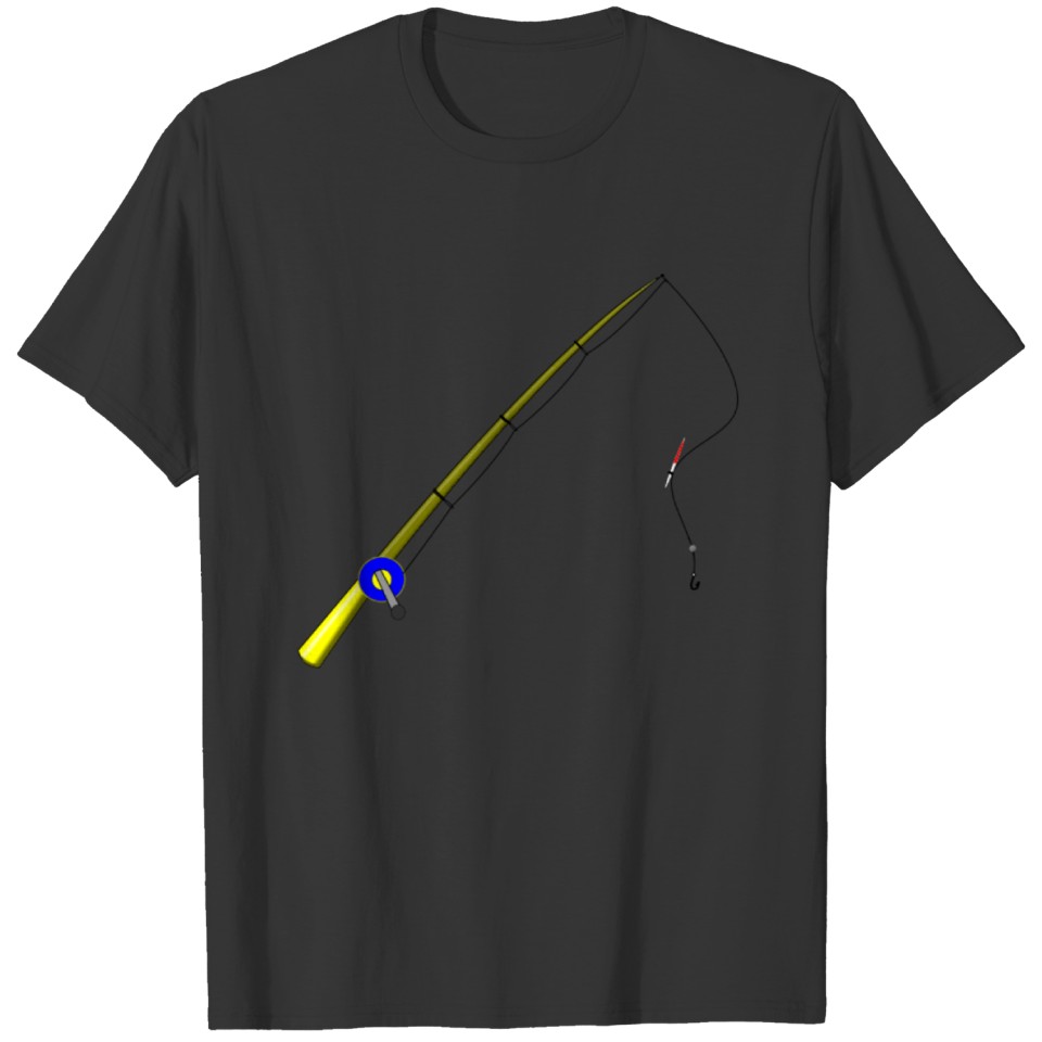 Fishing rod T-shirt