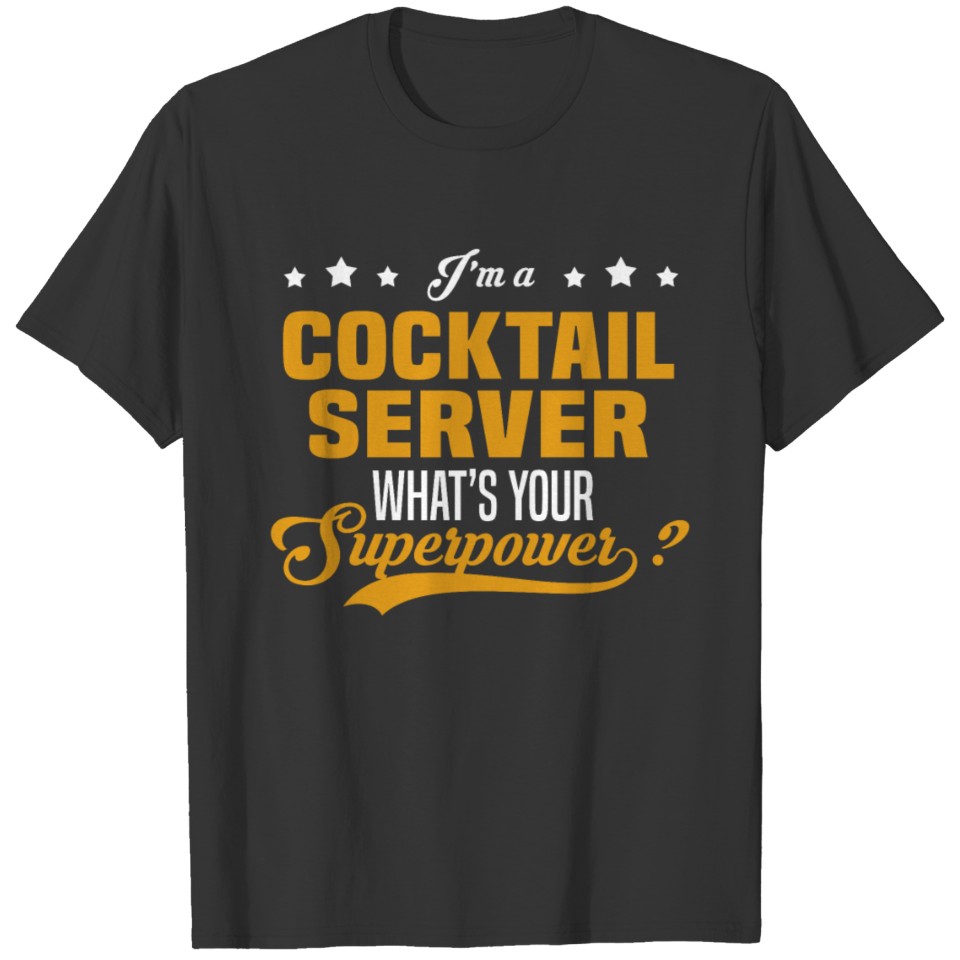 Cocktail Server T-shirt