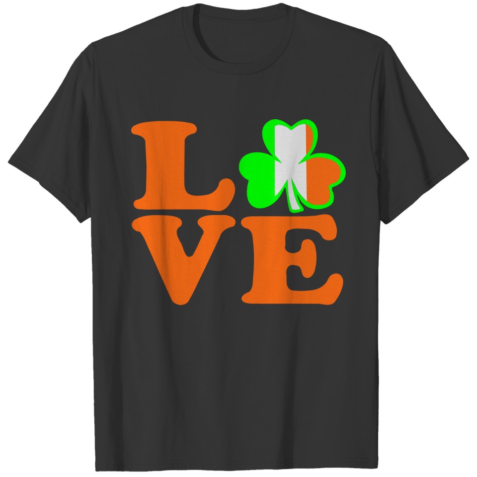 ♥ټ☘I Love Irish-Ireland-Happy St Patty's Day☘ټ♥ T-shirt