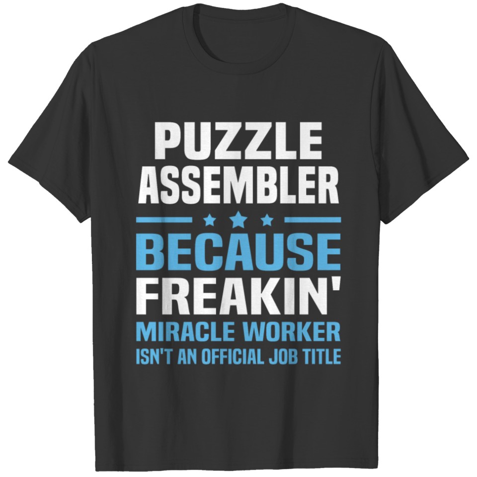 Puzzle Assembler T-shirt