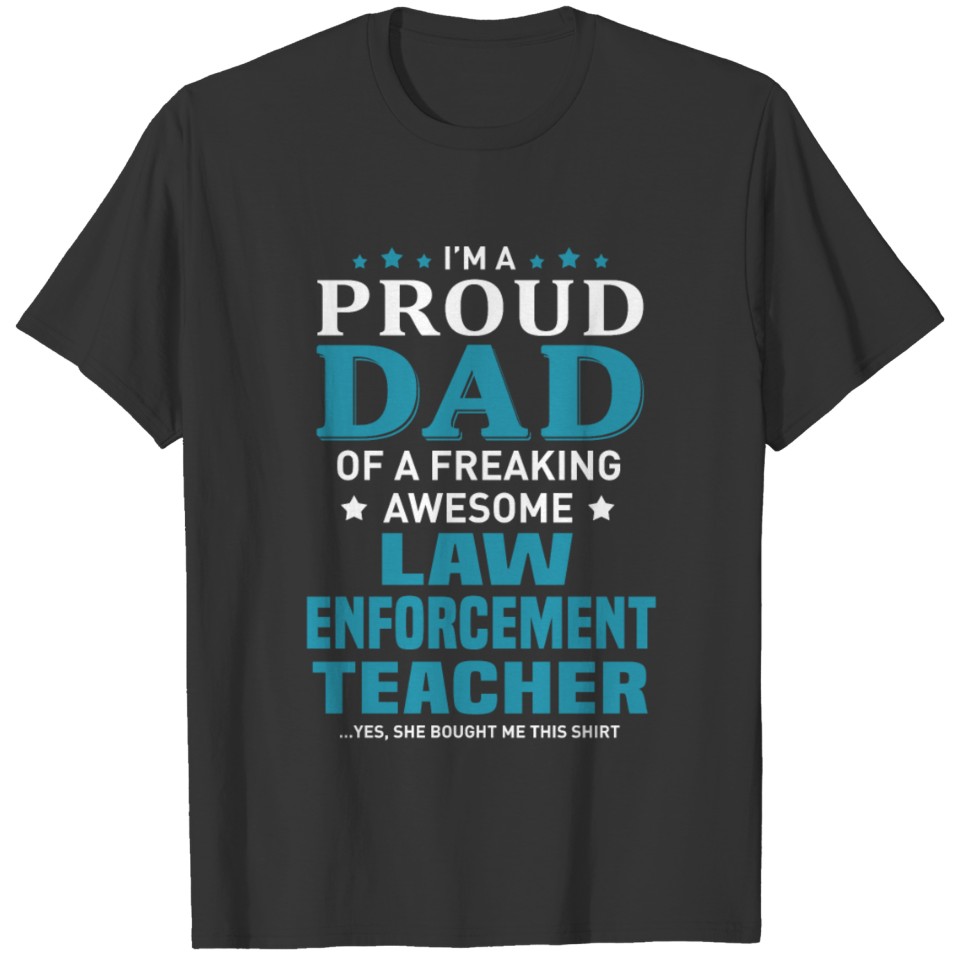 Law Enforcement Teacher T Shirts