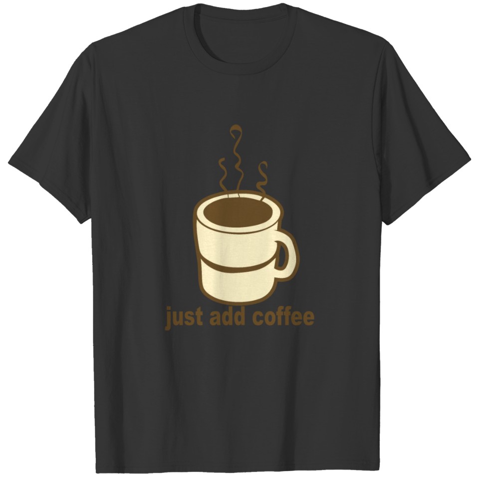 Funny retro coffee T-shirt