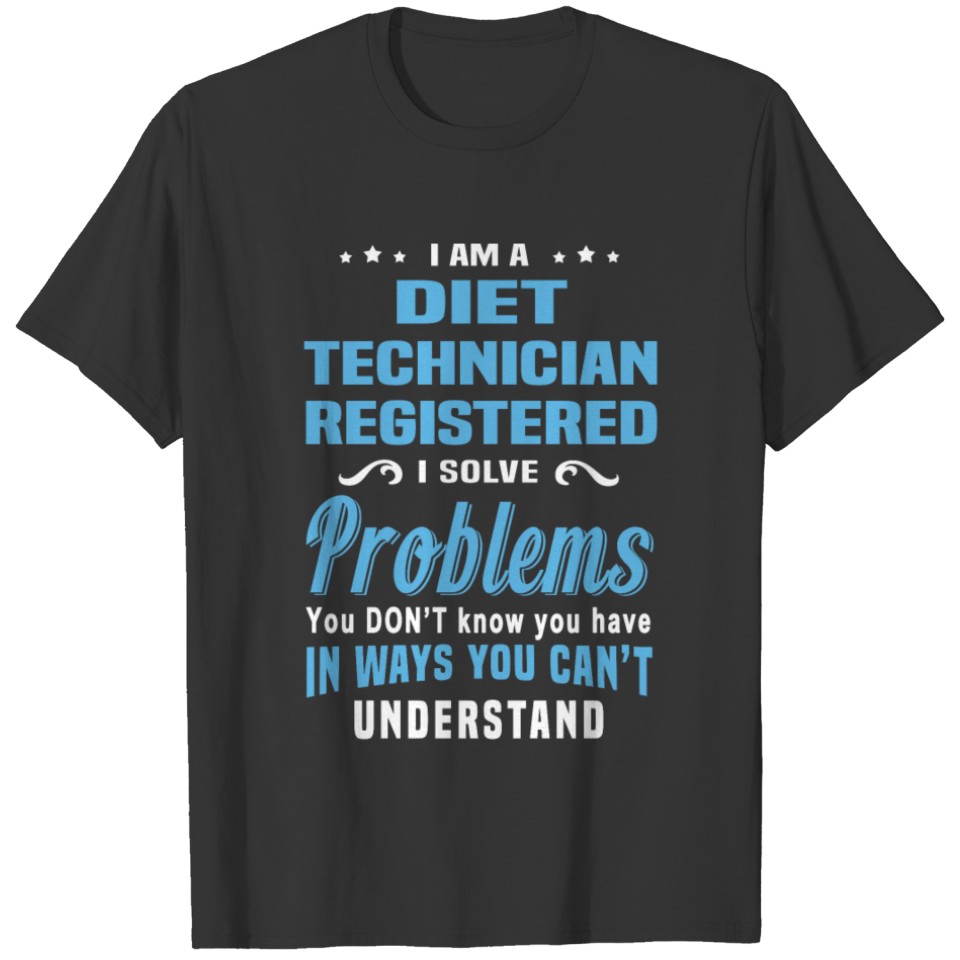 Diet Technician Registered T-shirt
