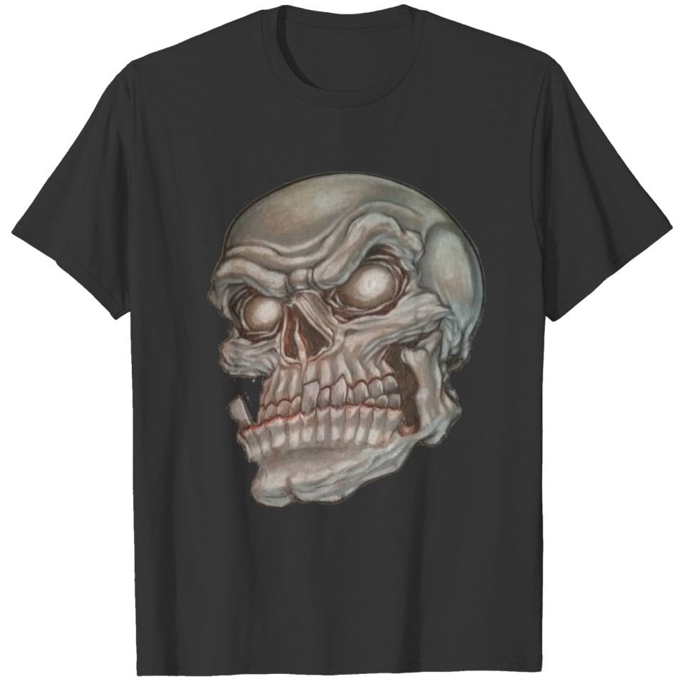 skull sketch T-shirt