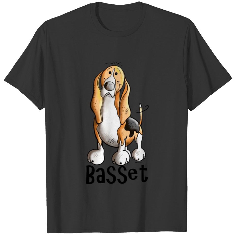 Basset Hound Comic - Dog - Dogs - Gift T Shirts
