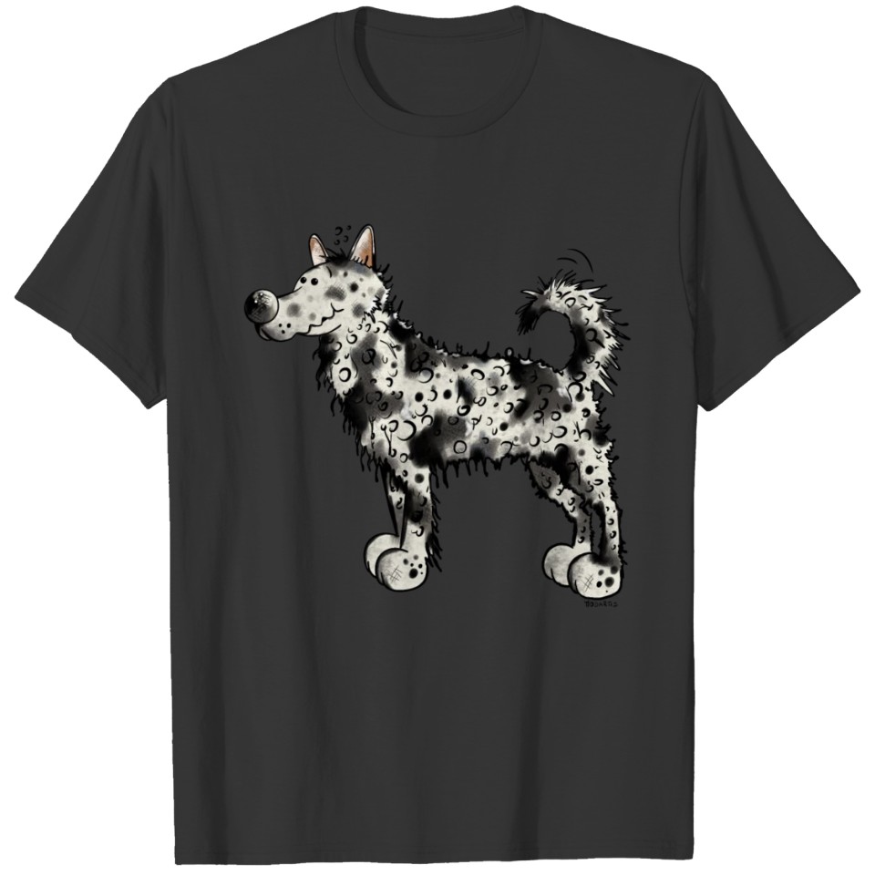 Fluffy Mudi - Mudis - Dog - Dogs - Gift - Comic T Shirts
