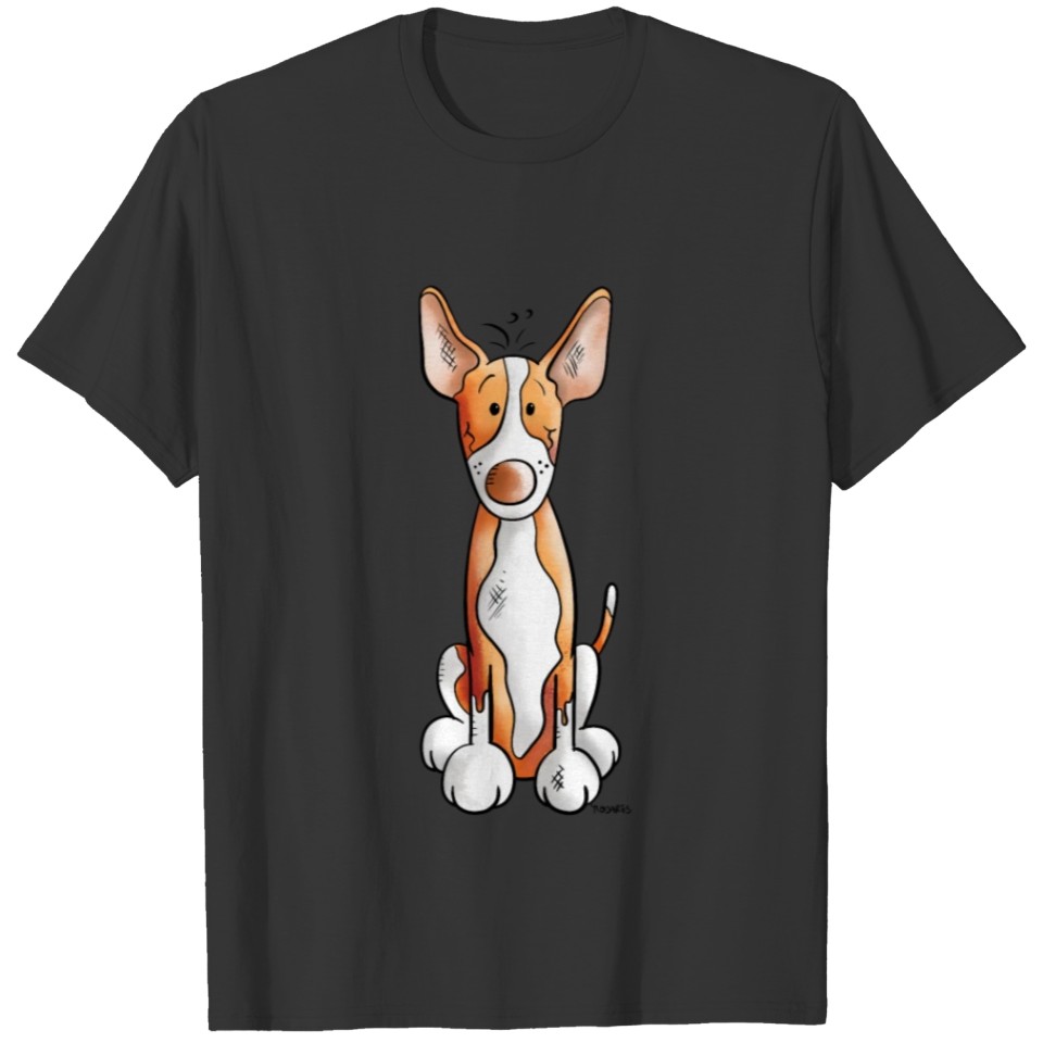 Little Podenco Dog Cartoon - Gift T-shirt