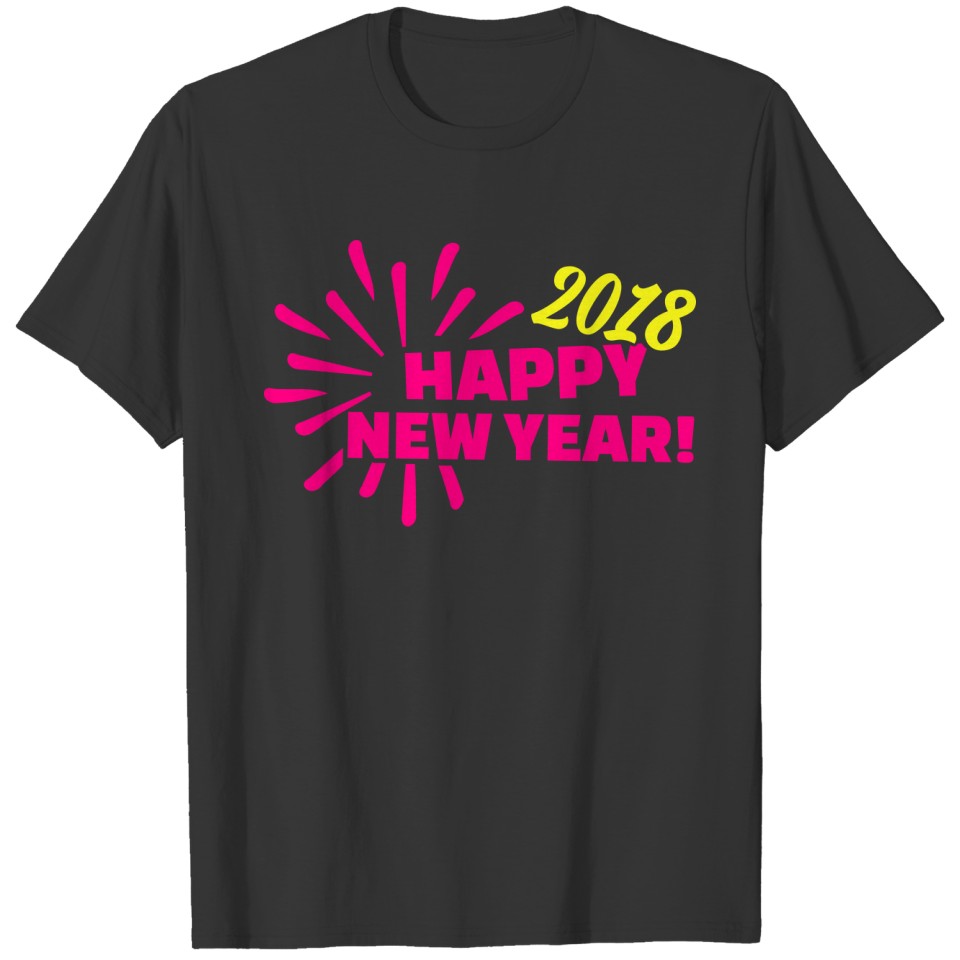 Happy new year 2018 T-shirt