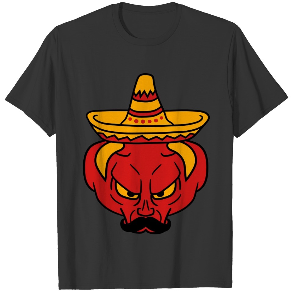face head mexican party music mustache mustache so T-shirt