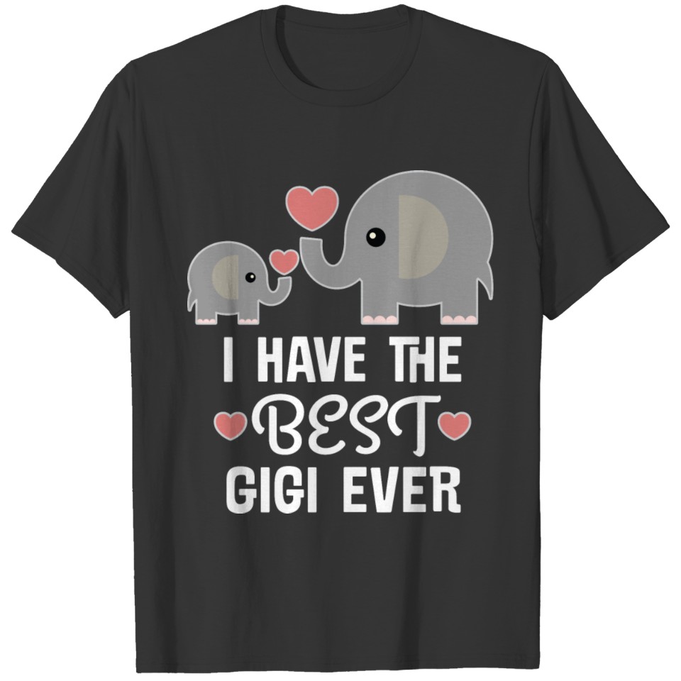 Best Gigi Ever Grandchild Gift T-shirt