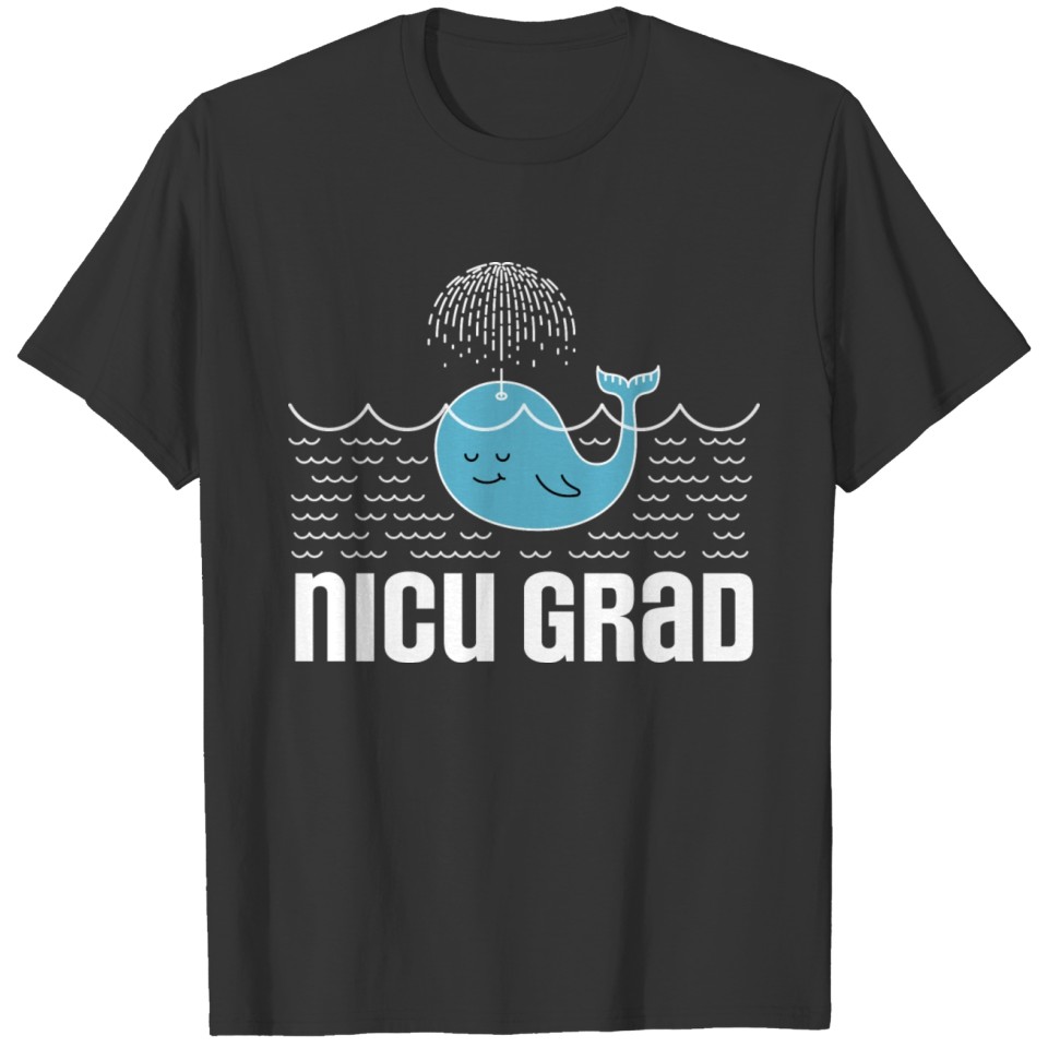 NICU Graduate Baby Whale T-shirt
