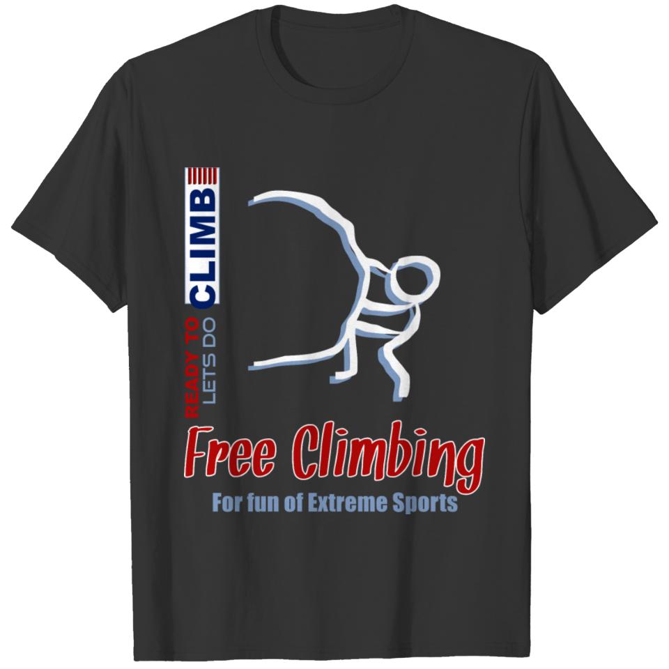 Free Climbing - Ready to climb T-shirt