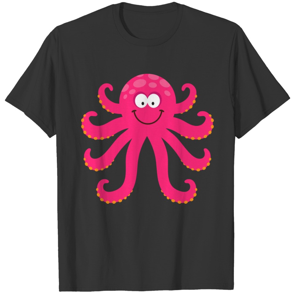Octopus Cute Girls Sea T-shirt