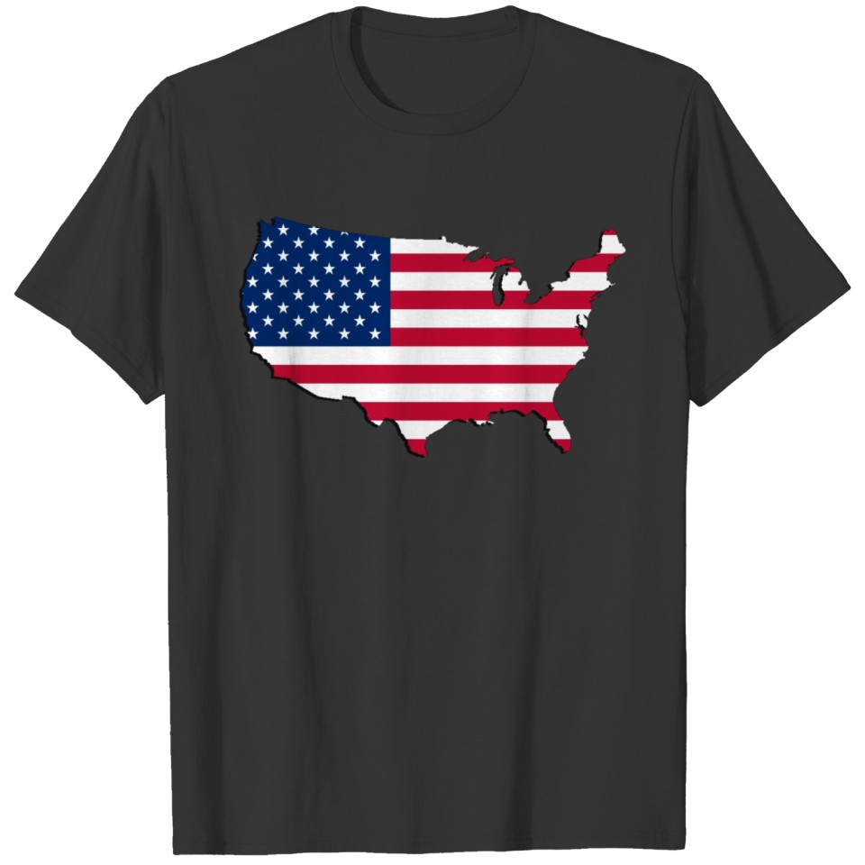 USA Map 2 T-shirt