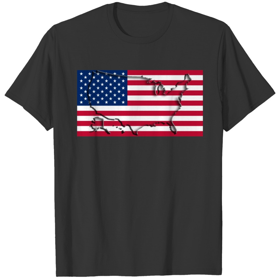 USA Map 3 T-shirt