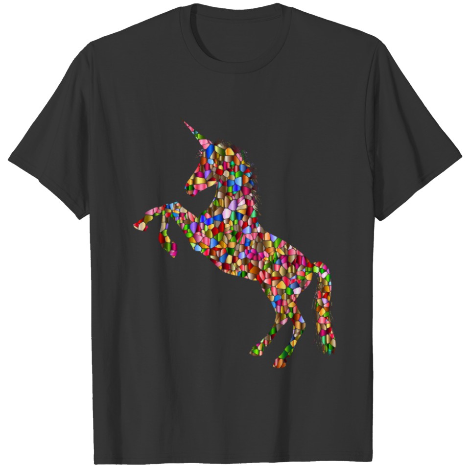 Rainbow color Unicorn T-shirt