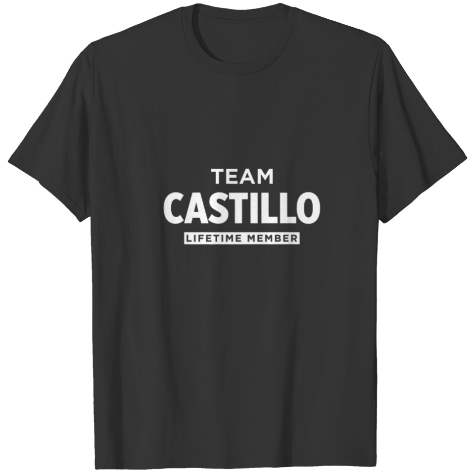 Family Surname Castillo Funny Reunion Last Name Ta T-shirt