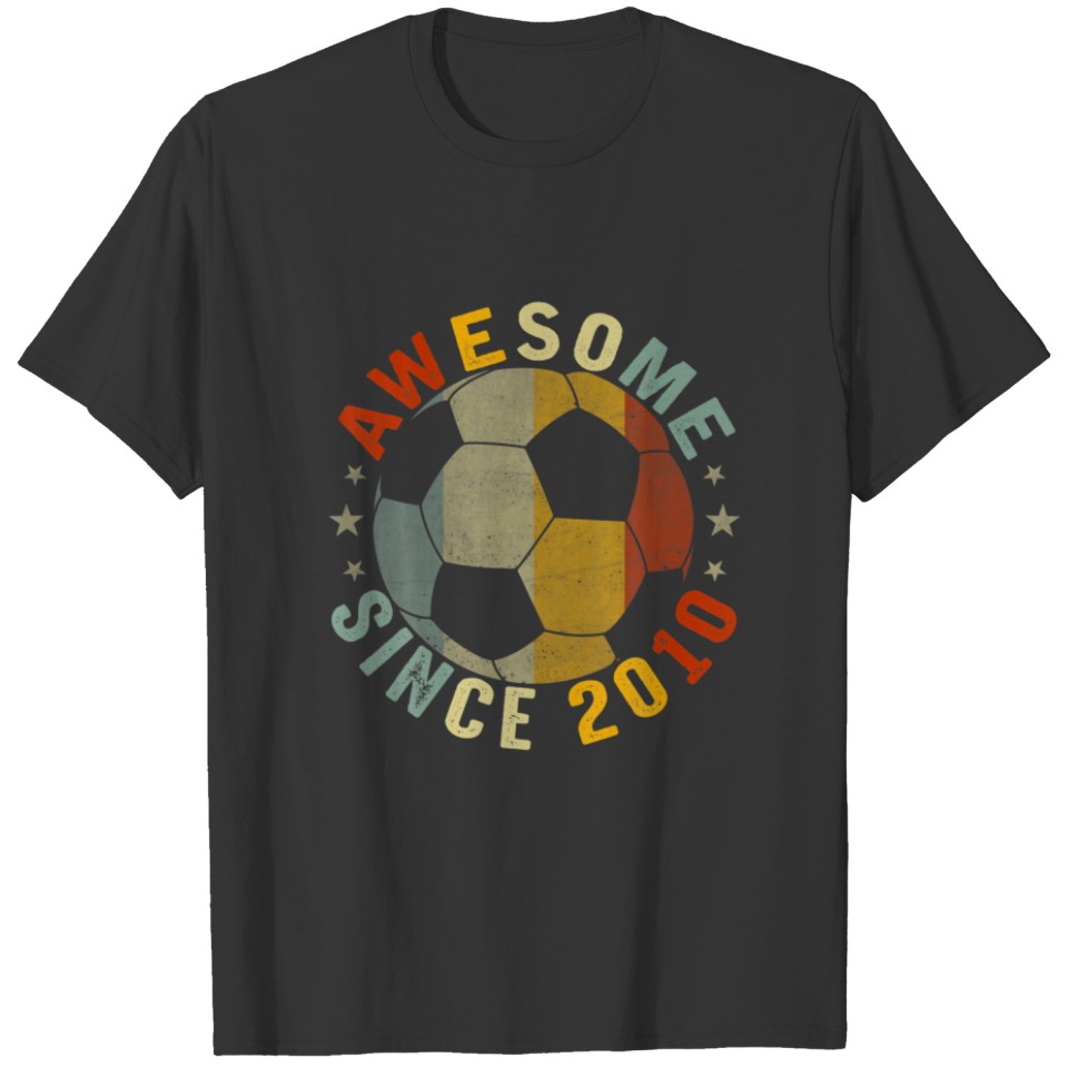 12 Years Old Awesome Since 2010 Vintage 12Th Birth T-shirt