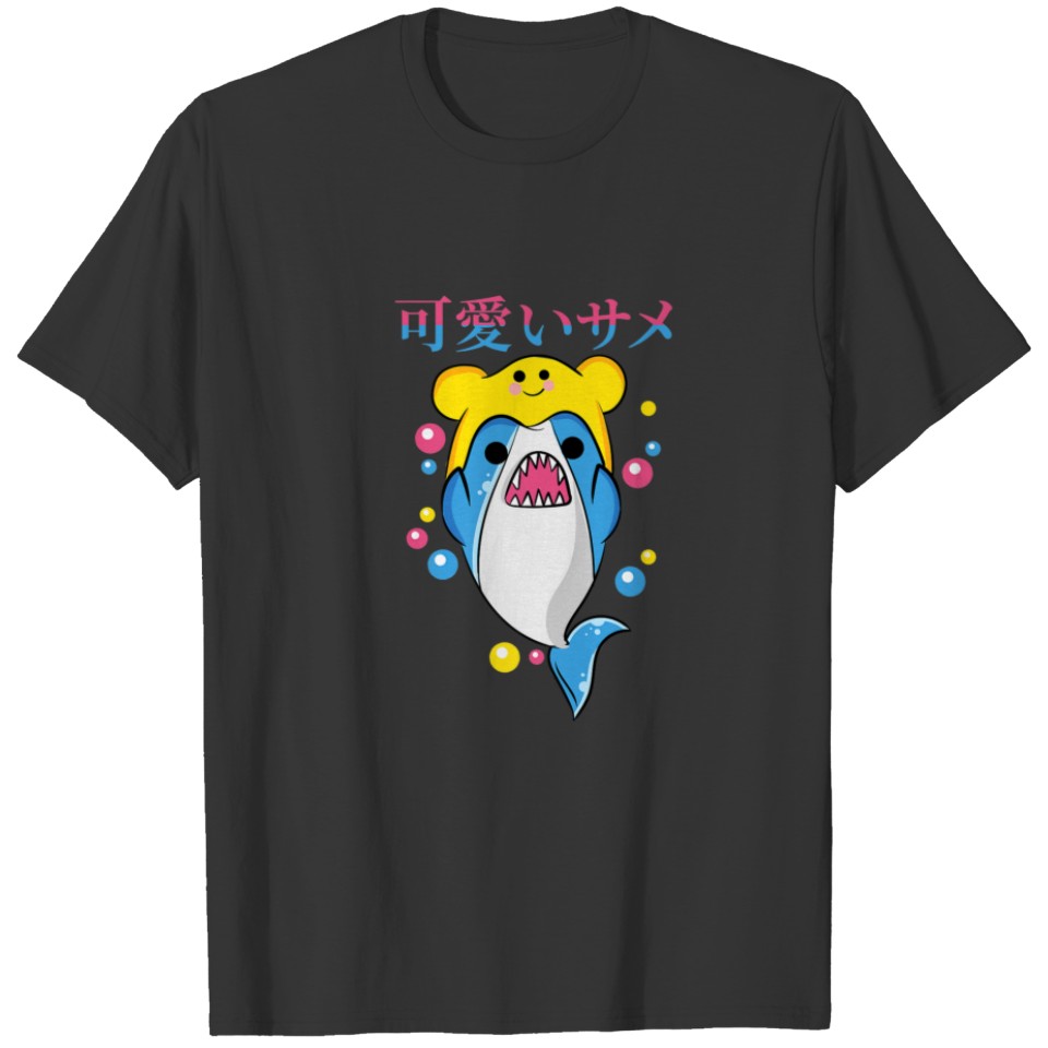 Mendaiko Hat - Cute Kawaii Shark - Japanese Aesthe T-shirt
