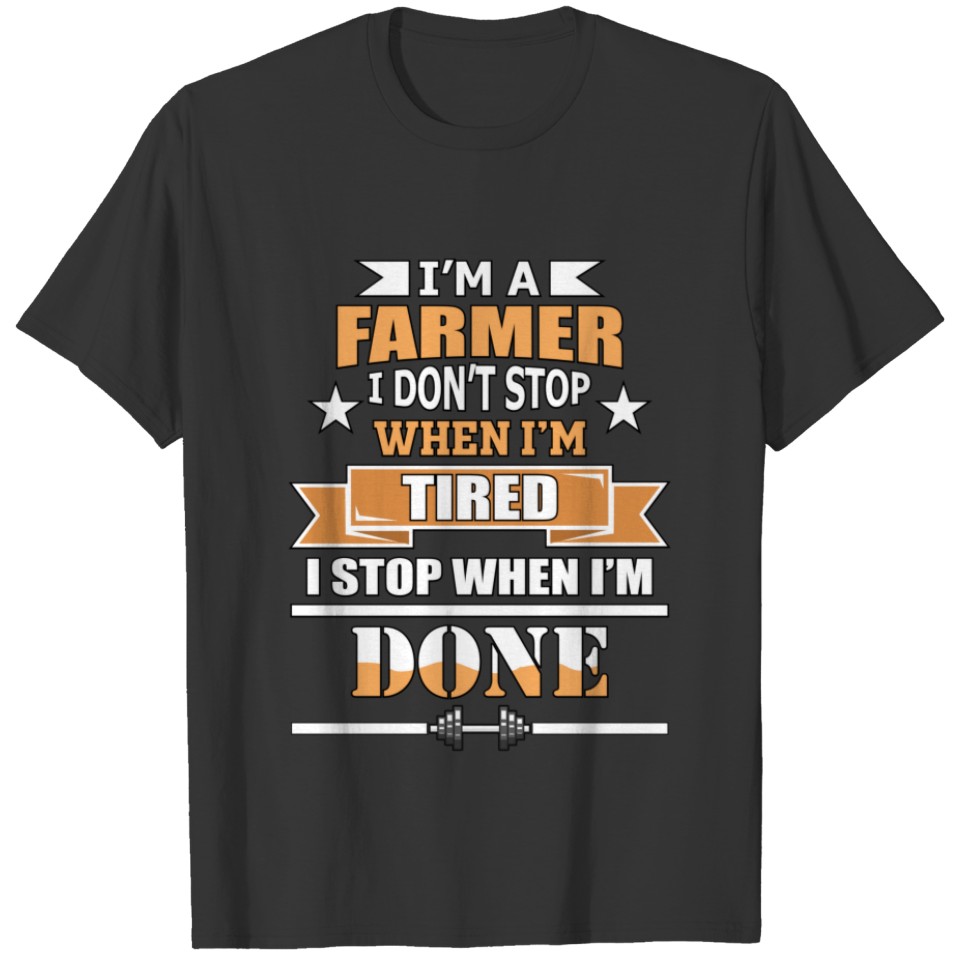 Farmer Farm Tractor Agriculture Farming Gift Idea T-shirt