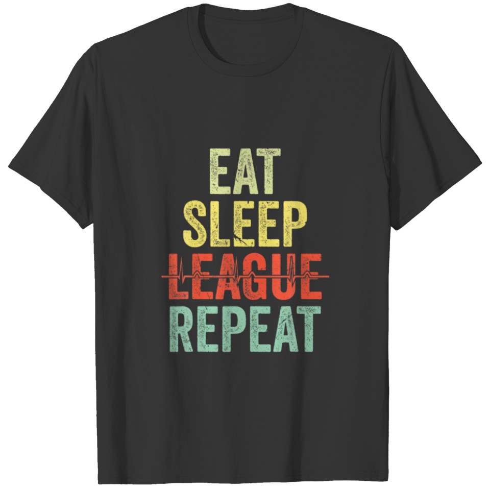Eat Sleep Game Repeat American Football T-shirt