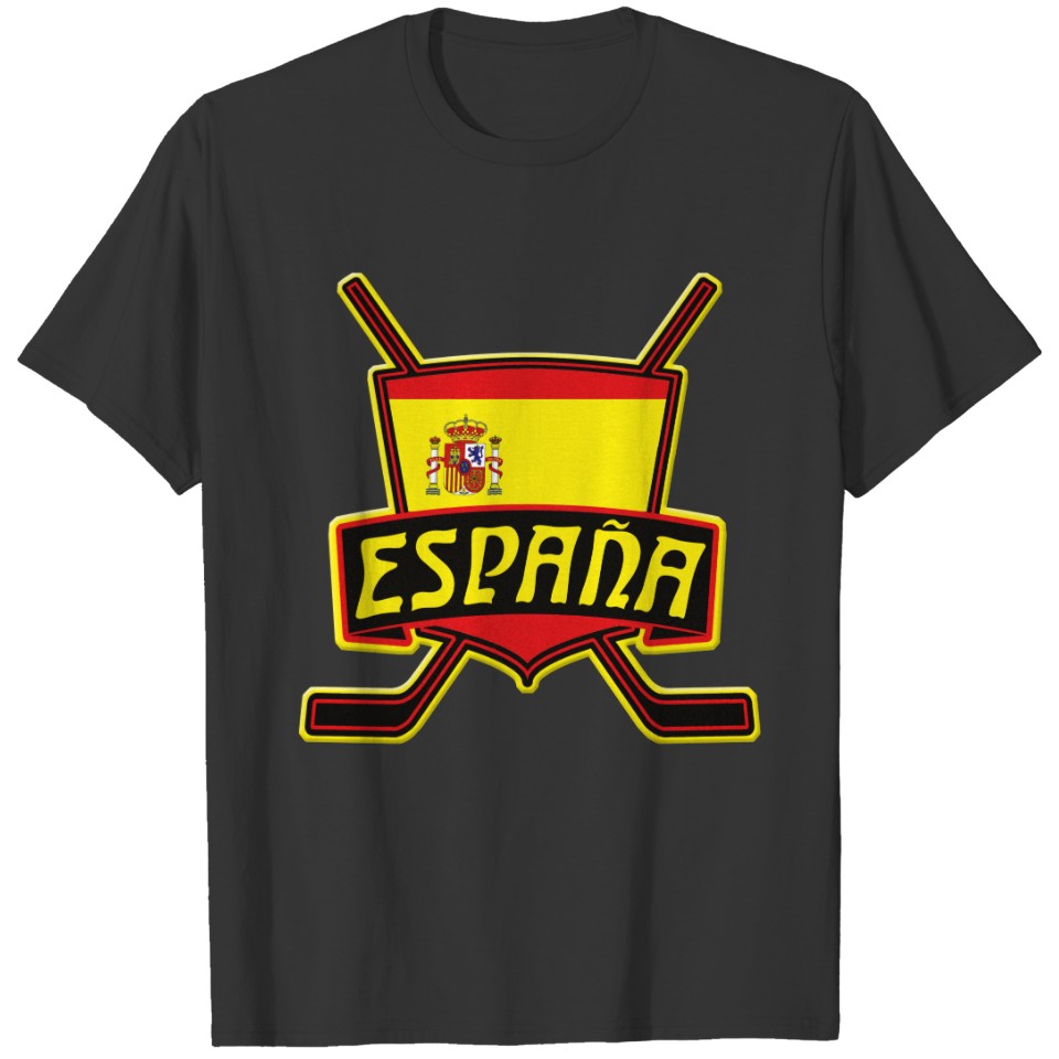 Customizable Hockey Sobre Hielo España T-shirt