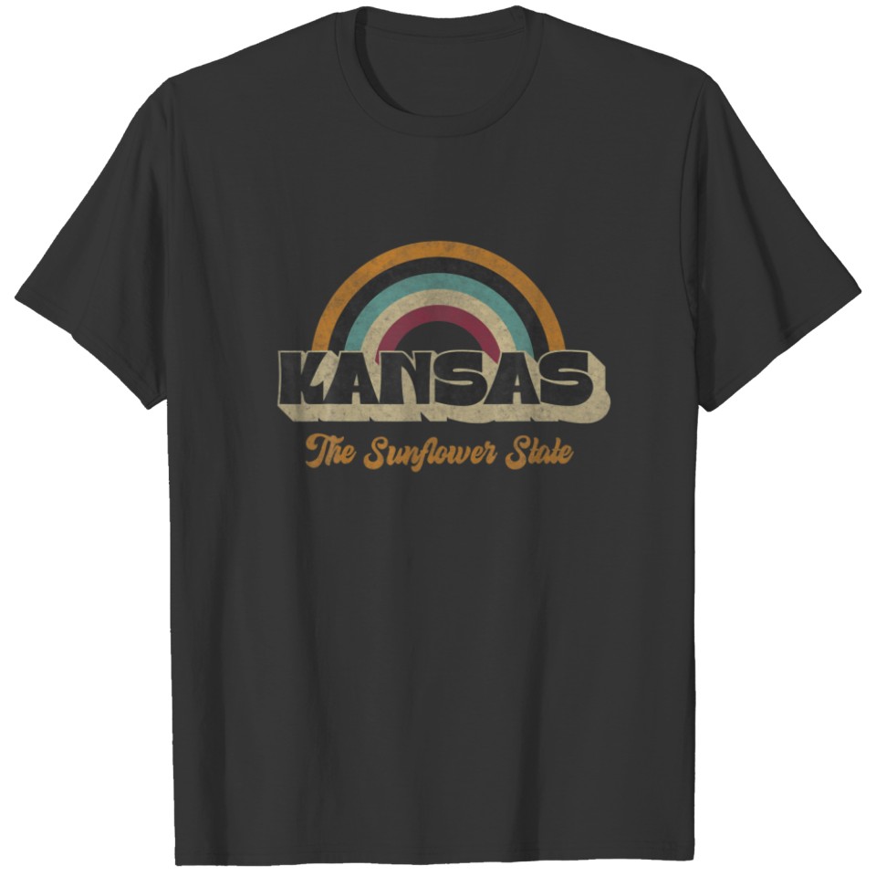 Vintage Kansas 70S 80S 90S Retro Lover Slogan Desi T-shirt