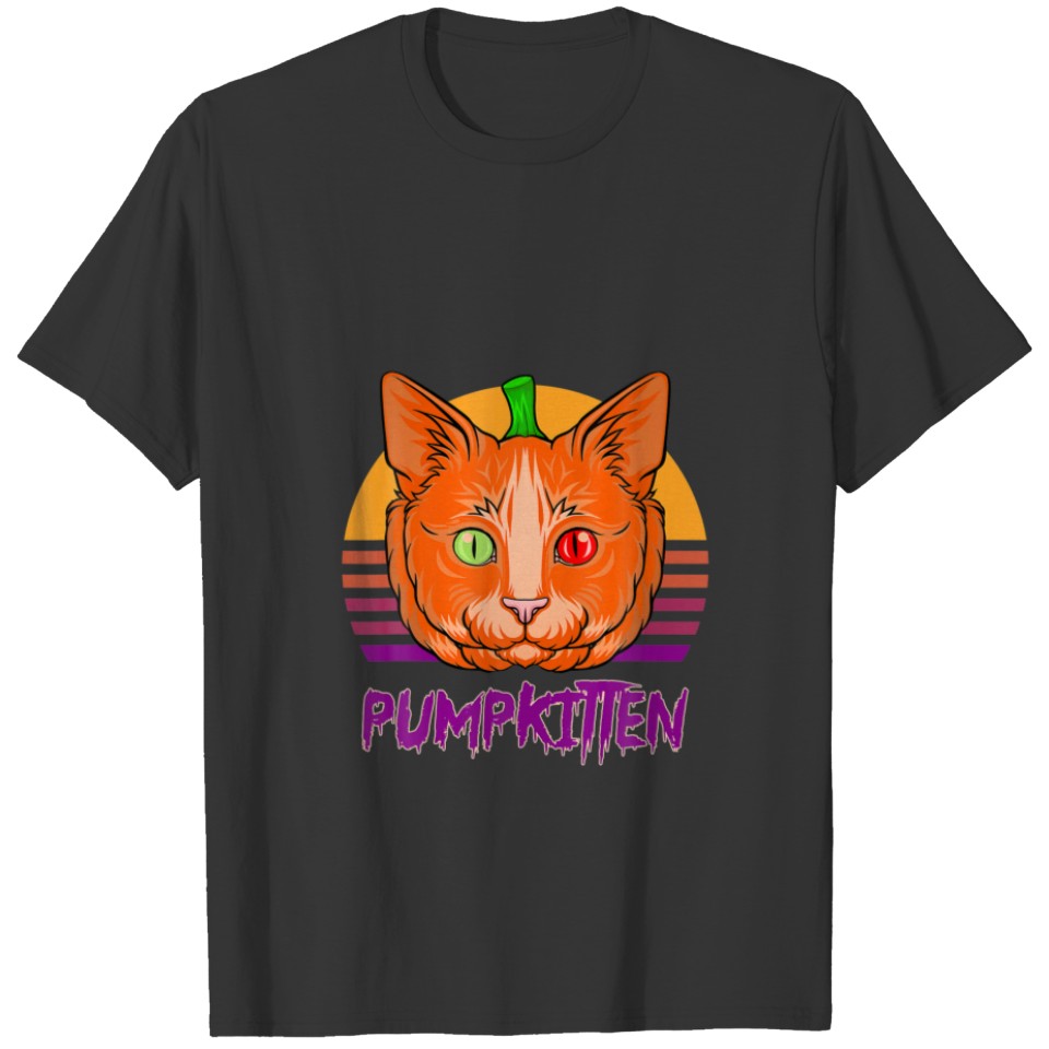 Meow I'm A Cat Halloween Pumpkitten T-shirt