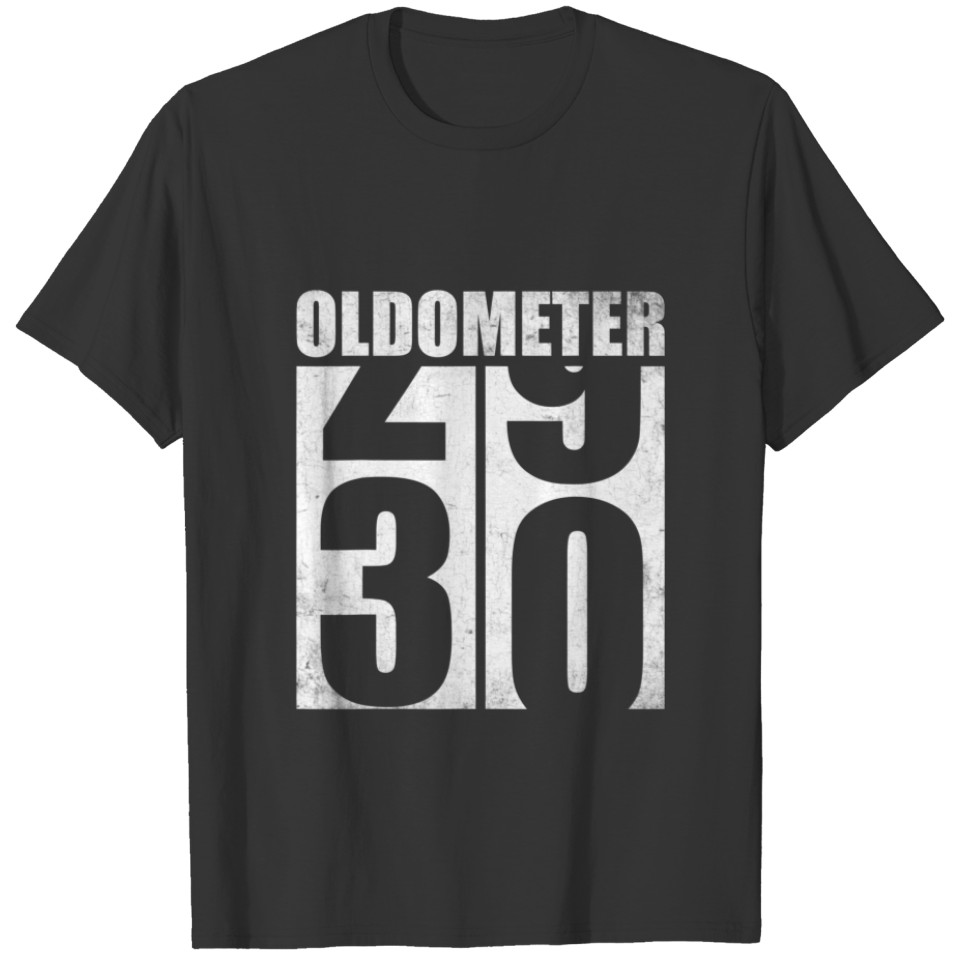 30Th Birthday Oldometer 29-30 Vintage Funny Gifts T-shirt