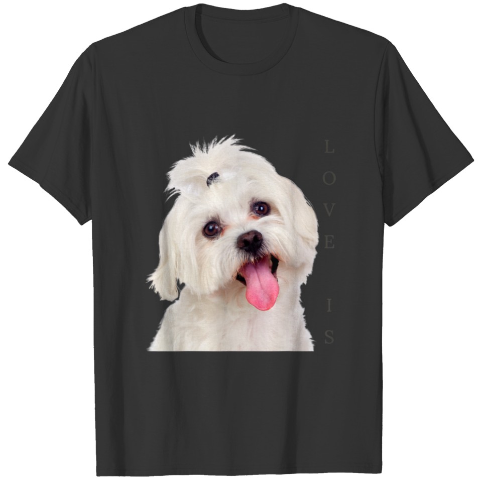 Bichon Maltese Dog Mom Dad Puppy Bichon Frise Malt T-shirt