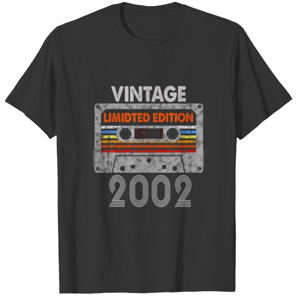 Vintage 2002 Made In 2002 19Th Birthday Limited Ed T-shirt