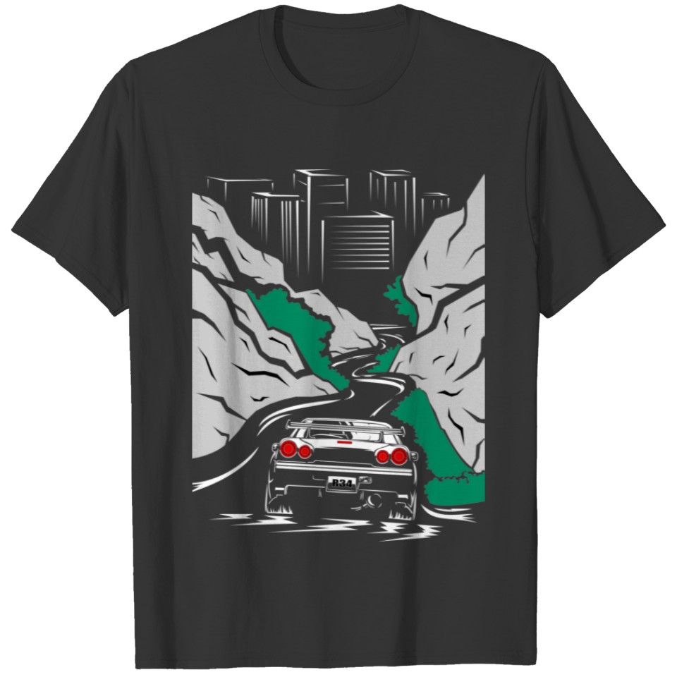 Nissan Skyline R34 Touge T-shirt