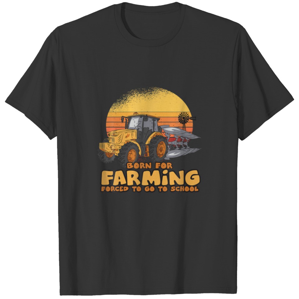 Farm Tractor Farmer Rancher Funny Farming Tractor T-shirt
