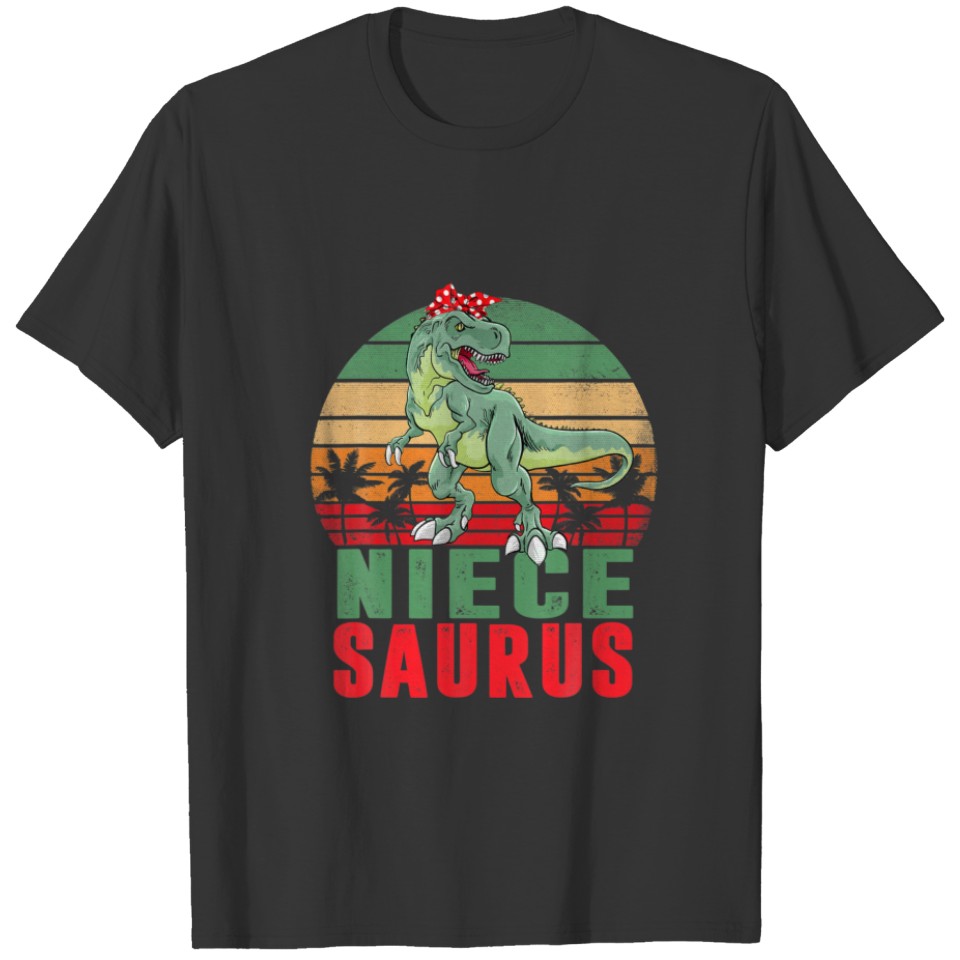 Niece Saurus Family Mat T-shirt