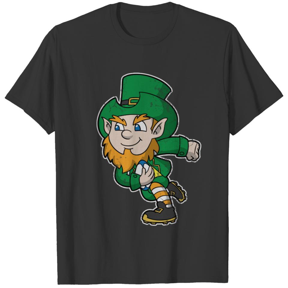 Retro Irish Rugby Leprechaun T-shirt