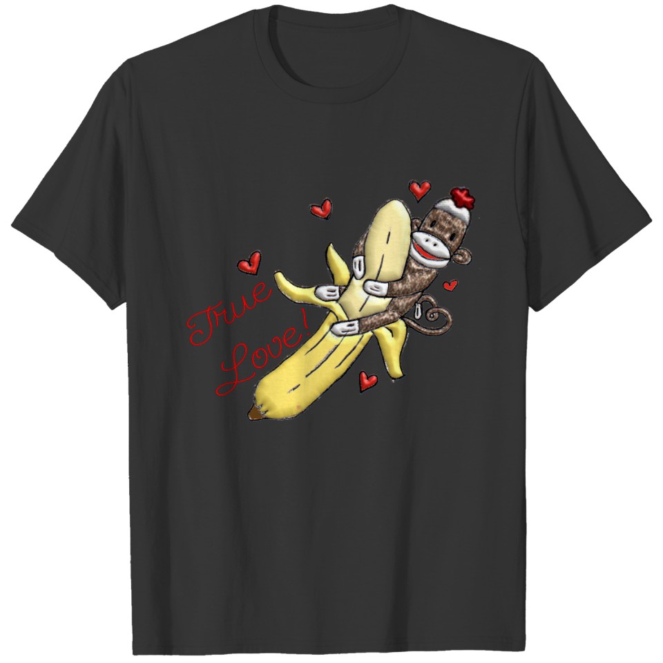 Sock Monkey Valentine Merchandise T-shirt