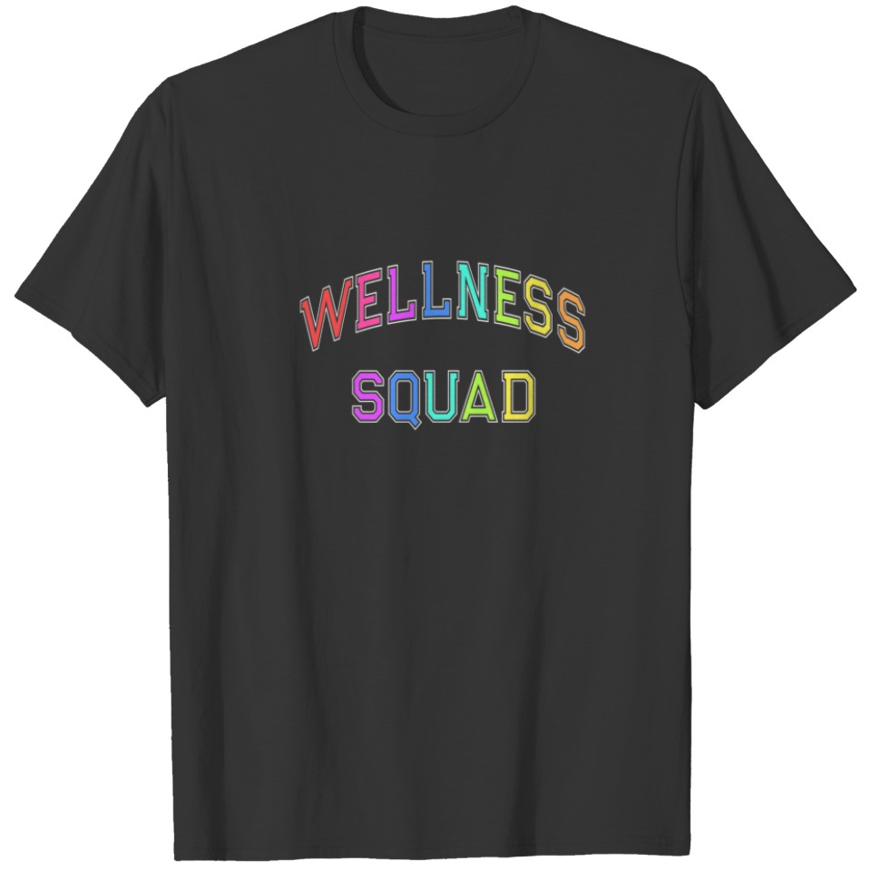 WELLNESS SQUAD Gym Trainer PE Teacher Crew Heart T T-shirt