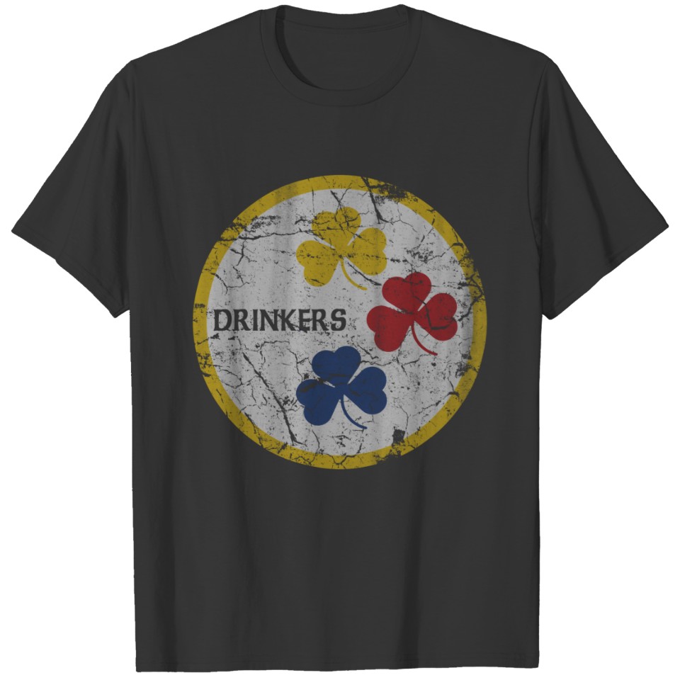 Vintage Irish Pittsburgh Drinkers St Patrick's Day T-shirt
