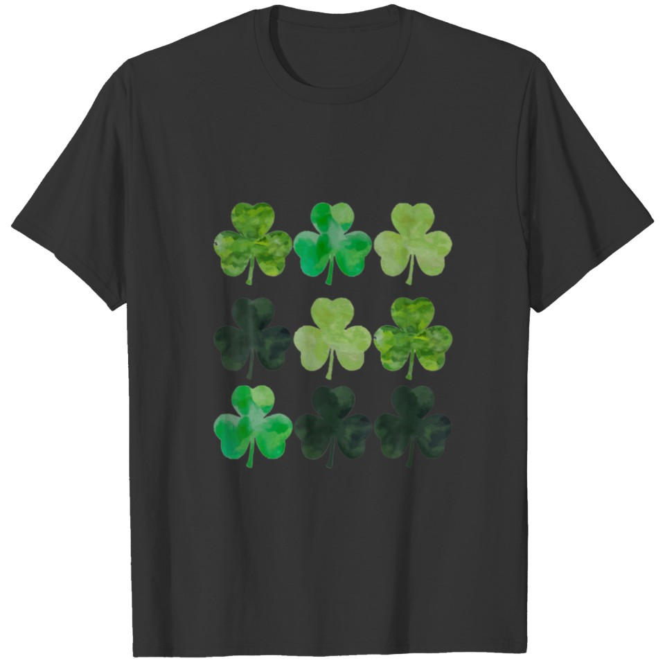 Four Leaf Clover Vintage Saint Patrick Day 2022 Fu T-shirt