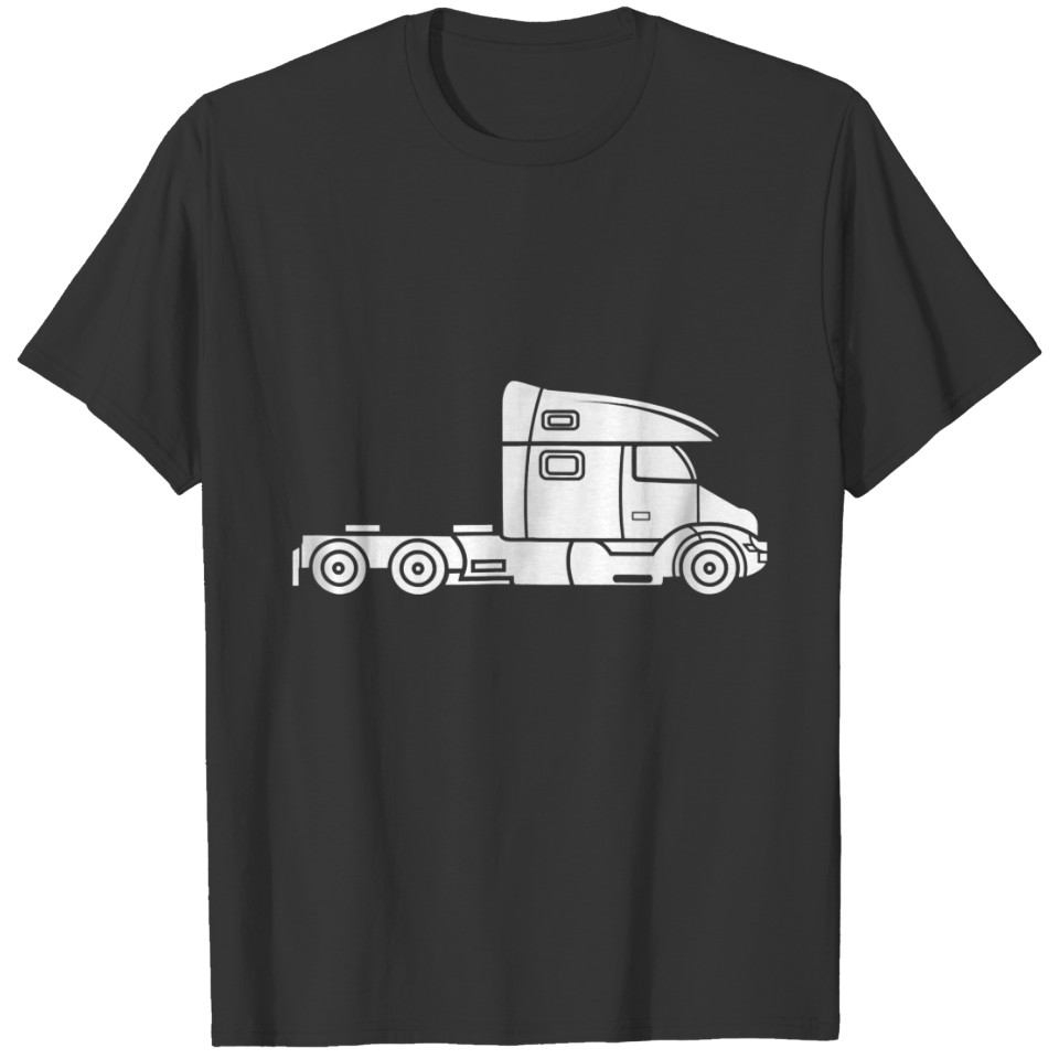 Funny Big Rig Truck 18 Wheeler Trucker Driver Birt T-shirt