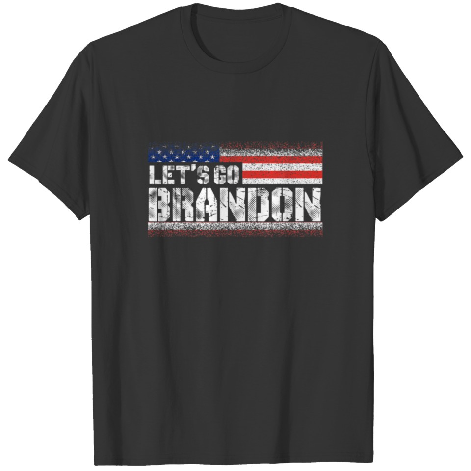 Let's Go Brandon Patriotic Funny Political Men's W T-shirt