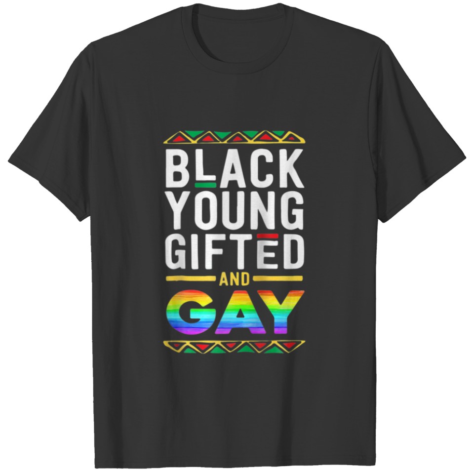 Black Young And Gay LGBT Pride Love BHM Baseball T-shirt