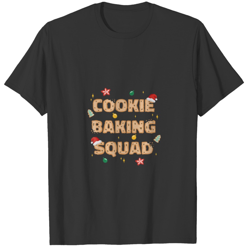 Cookie Baking Team Christmas Squad Xmas Crew T-shirt