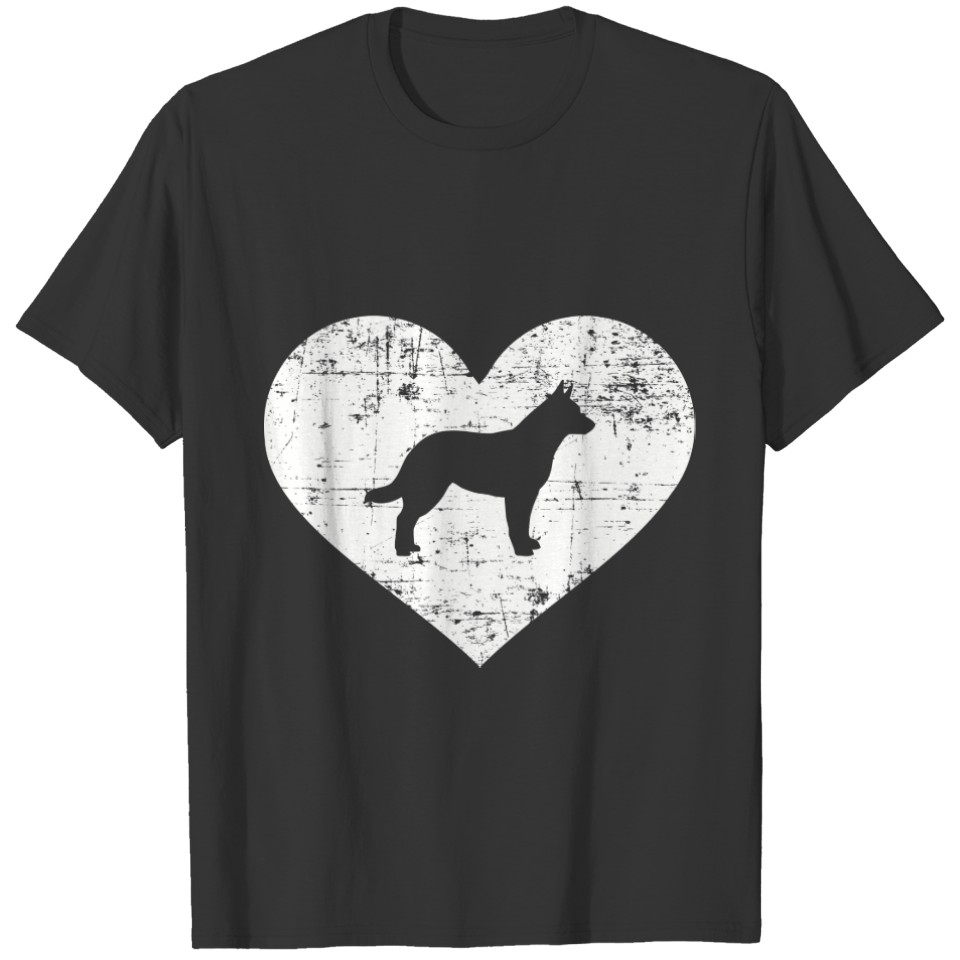 Australian Cattle Dog heart T-shirt
