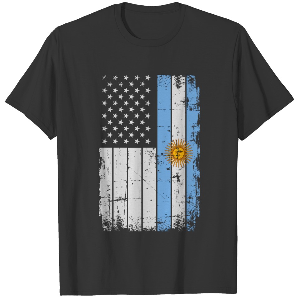 Argentina flag USA T-shirt